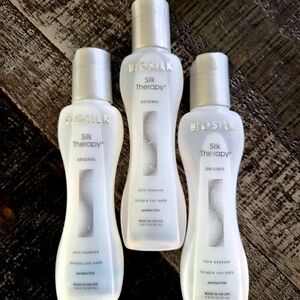 ~BLEMISH BUY~ 3 Biosilk Silk Therapy Original LeaveIn Treatment for Hair & Body